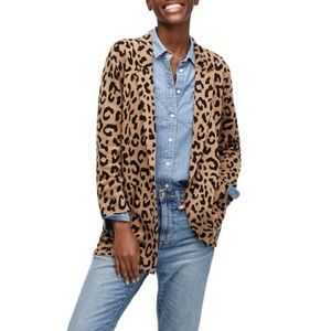 NWT J Crew Sophie Blazer | Leopard | Size M